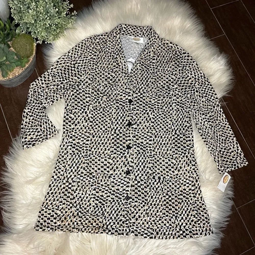 Talbots button up blouse sz 10 - Picture 1 of 6
